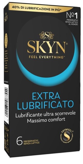 SKYN EXTRA LUBRIFICATO 6PZ