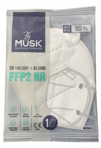 MUSK MASCHERINA FFP2 WHITE10PZ