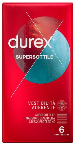 DUREX SUPERSOTTILE CLOSE FIT6P